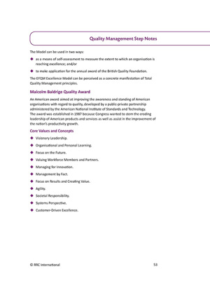 RRC ISO 14001 Courses Reference Guide Sample Quality Management Step Notes Page 3