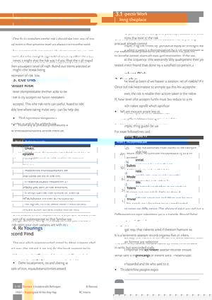 NEBOSH Health and Safety at Work Award Textbook Textbook Unit HSA Page 3