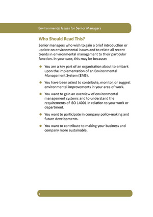 IEMA Certificate in Environmental Management Reference Guide Sample Environmental Issues For Senior Managers Page 2 600