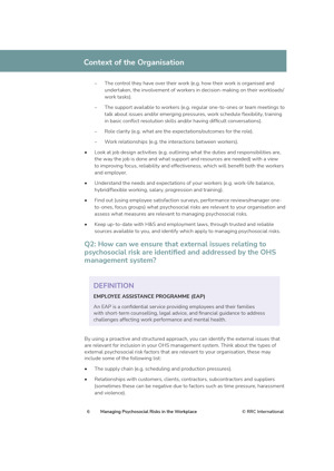 RRC ISO 45003 Course Reference Guide Sample QRG MPR Page 2