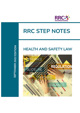 IOSH Managing Safely Reference Guide Sample Health & Safety Law Step Notes Cover