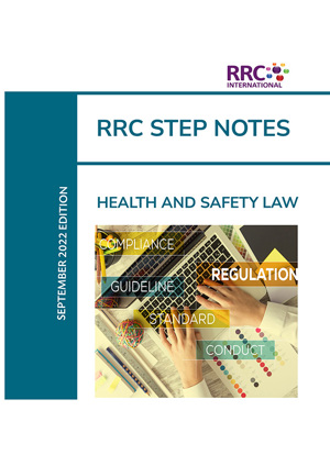  Reference Guide Health & Safety Law Step Notes Cover