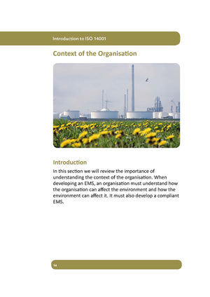 IEMA Certificate in Environmental Management Reference Guide Sample Introduction To ISO 14001 Page 3 600