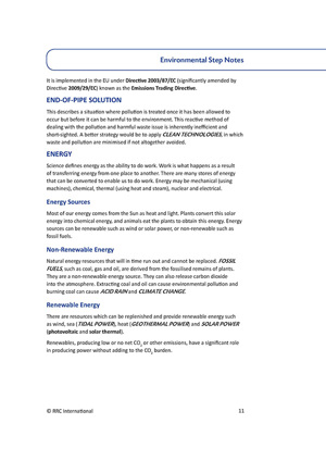 IEMA Certificate in Environmental Management Reference Guide Sample Environmental Step Notes Page 2