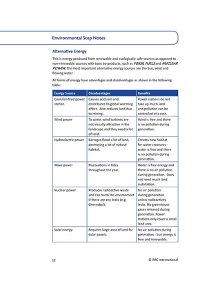  Reference Guide Environmental Step Notes Page 3