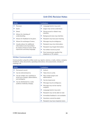 NEBOSH Health and Safety Management for Construction - UK Revision Aids and Material Sample Unit CN1 RG Page 4