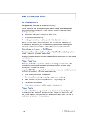 NEBOSH National Environmental Diploma Revision Guide Revision Aids and Material NDEM RG Page 3