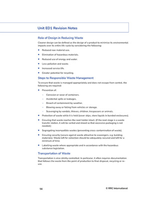 NEBOSH International Environmental Diploma Revision Aids and Material Sample IDEM RG Page 2