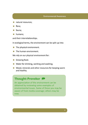 IEMA Certificate in Environmental Management Reference Guide Sample Environmental Awareness Page 2 600