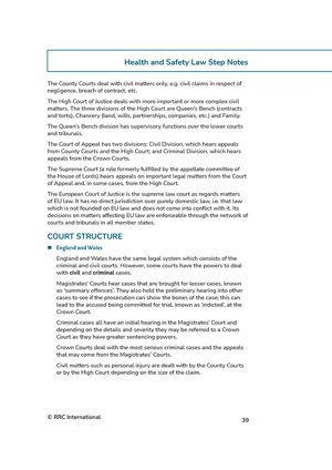 IOSH Managing Safely Reference Guide Sample Health & Safety Law Step Notes Page 1